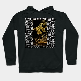 The Fool - A Floral Tarot Print Hoodie